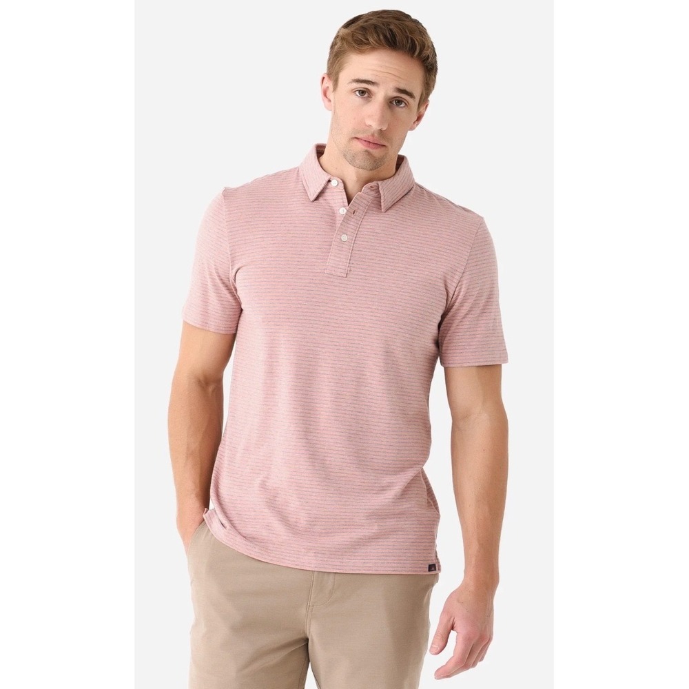 Faherty Short Sleeve Moment Polo Shirt